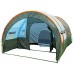 LIZHAIMING Tente De L'équipe Surdimensionné Multi-Personne 8-10 Personnes Une Chambre Deux Salles Tente De Camping Collectif Groupe Tente De Camping Tunnel
