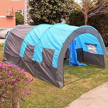 MCLJR Tente de Camping 5-8 Personne Grand Espace Tente de Camping Tente Tunnel Immense Maison Doubletent Appliquer Waterproof pour Camping randonnée pédestre 188.97 * 122 * 82.6 Pouces