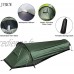 PPLAS Tentes Camping Tente Ultralight Sac à Dos de Voyage Tente Simple Tente Verte de l'armée 100% Sac de Couchage étanche Tentes Tunnel