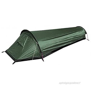 PPLAS Tentes Camping Tente Ultralight Sac à Dos de Voyage Tente Simple Tente Verte de l'armée 100% Sac de Couchage étanche Tentes Tunnel