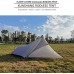 PPLAS Tentes Tente de Camping Ultra-légère extérieure 1 Personne 3 Saison 20D Nylon des Deux côtés Silicon Sahelter bâche Tentes Tunnel