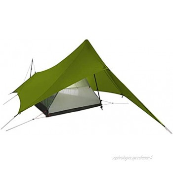PPLAS Tentes Tente de Camping Ultra-légère extérieure 1 Personne 3 Saison 20D Nylon des Deux côtés Silicon Sahelter bâche Tentes Tunnel