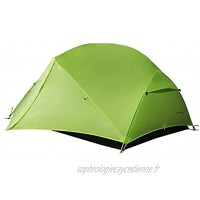 Tente de Camping 2 Personnes 20D Nylon Double Couche Tente étanche Tente de randonnée ultralégère Tente 4 Saisons pour Le Camping en Plein air