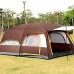Tente de Loisirs à Deux Chambres et à Un séjour Camping à Deux étages surdimensionné 5-8 Tente Anti-Pluie épaissie