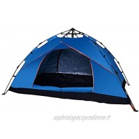 Tente de randonnée Automatique 2-3 Personnes Poteau en Aluminium Tente de Camping légère Double Couche Sac à Main Portable pour la randonnée en Voyage