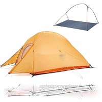 Tente ultralégère Cloud Up 2 améliorée Tentes de Camping en Tissu 20D autoportantes pour 2 Personnes avec Tapis Gratuit -210T Orange Ukraine
