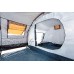YANGSANJIN Tente Tunnel 410 x 260 x 150 cm 4 Personne Orange Gris Noir