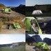 ZXGQF Familiale Tunnel Tente de Camping Trekking avec Grande entrée avec 2 entrées et 3 000 mm de Colonne d'eau Tente de Groupe pour Randonnée Plage