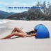80x50x55cm Tente de Plage Pop Up Anti UV Pliable Protection Solaire Beach Tent avec Sac de Transport pour Visage Lors d'un Bain de Soleil