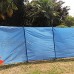 Cirdora Pare-Vent De Plage Brise-Vent De Camping Pare-Brise De Tente Extérieure 4.3 X1.3 M Utilisé pour Le Camping en Plein Air Pique-Nique Voyage