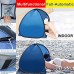 QOTSTEOS Tente Anti UV Tente de Plage avec Protection Escamotable Coupe-Vent Protection Tente de Plage Anti-Sable imperméable pour Famille Adulte Camping pêche Pique-Nique