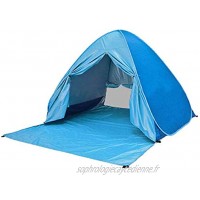 YAMMY Tente de Plage UPF 50+ pour la Protection Solaire UV abris de Plage légers et imperméables faciles à Installer pour Le Camping en Famille Plage Tente de Plage