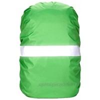 Ducomi High Visibility Backpack Rain Cover Housse résistante à l'eau pour Le Camping Randonnée Alpinisme Marche Cyclisme Escalade Convient pour Hommes Femmes Enfants Vert XS