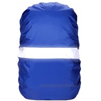 Ducomi High Visibility Backpack Rain Cover Housse résistante à l'eau pour Le Camping Randonnée Alpinisme Marche Cyclisme Escalade Convient pour Hommes Femmes Enfants Bleu S