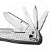 Leatherman Free T2 Couteau de poche multifonctions léger et compact avec 8 outils dont des ciseaux un couteau en acier inox et bien plus encore ; fabriqué aux Etats-Unis couleur gris acier