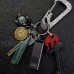 MecArmy CH7 Kit de porte-clés en titane 6 petits et 1 grand porte-clés à utiliser avec mousqueton couteaux lumières clés et autres engrenages EDC