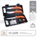 Outdoor Edge WL-6 Malette de 6 pièces couteaux gants et aiguiseur Orange Gris 127 mm
