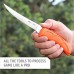 Outdoor Edge WL-6 Malette de 6 pièces couteaux gants et aiguiseur Orange Gris 127 mm