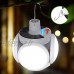 bobotron Lampes solaires de camping pliantes Lampes à suspension LED ultra claires Éclairage de sécurité pour l'éclairage d'urgence en plein air.