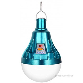 Dongxiao Lanterne Camping Tente De La Lanterne Électrique LED Lumineuse Dimmable Lampe Suspendue Rechargeable USB Camping Ampoule pour Randonnée en Plein Air Camping Accessoires Color : Blue