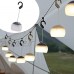 Hellery Lanterne de Camping à LED Rechargeable 3 Modes D'éclairage Lampes de Mini Tente étanches éclairage D'ouragan pour L'extérieur La Randonnée L'écla