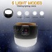 Lampe de Camping LED Rechargeable par USB Lampe Solaire 5200 mAh Batterie Externe IPX6 Étanche 5 Modes SOS Étanche Portable Lampe de Camping Super Lumineuse DurableNoir
