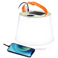 Lanterne de Camping LED Lampe de Camping avec 2000mAh et 4 Modes d'éclairage Lanterne de torche de Camping pour la Randonnée la Pêche les Coupures de Courant à la Maison