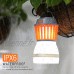 Rhino Valley Lampe Anti-Moustique 2 en 1 LED UV Lampe de Camping Extérieure Lanterne Hydrofuge Portatif pour l'Extérieur à l'Intérieur à la Maison et Voyage Orange+Blanc