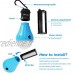 Vdealen Lampe de Tente LED Lampe de Camping Lanterne Rouge& Jaune &Vert &Bleu