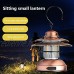 ZHAOCI Mini lanterne de camping suspendue lampe de sol de lanterne de camping à LED extérieure USB lampe de tente rechargeable portable pour le camping la randonnée,la pêche,les coupures de courant