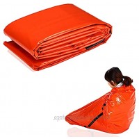 Greetuny Lot de 1 sac de couchage jetable d'urgence portable léger et étanche pour adulte