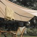 ABOOFAN Lot de 2 cordes de tente d'extérieur avec mousqueton pour camping randonnée camping activités de plein air Vert