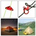 Guy Line Lot de 40 cordes de serrage pour tente randonnée camping