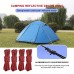 OKESYO Lot de 4 tendeurs réfléchissants pour tente de camping avec 10 boucles de fixation en forme de S 3 mm x 3 m