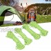 Shanrya Corde de Tente réfléchissante Corde de Tente de Camping légère Utilisation à Long Terme pour randonnée en Plein air