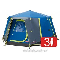 Coleman Tente OctaGo Tente de Camping 3 Places Tente Dôme Ultra Légère 100% Imperméable à Tapis de Sol Cousu