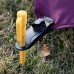 Clips de Bâche Tente en Plastique Pince de Auvent Coupe Vent pour Jardin Camping Activités de Plein Air Noir 10 Pèces
