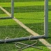 Piquets de Sol d'agrafes de Jardin Piquets d'armature Crochets en L en Acier Galvanisé Ancrage au sol Robuste pour le Camping Clôture de Trampoline