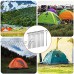 Piquets de Tente 15 pièces Piquets de Fixation Sol Piquets de Tente Camping Sardines Piquet pour Tente De Camping auvent de Camping Clous pour Jardinage0.6mm*18cm