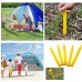 SUNSHINETEK Piquets de Tente en Plastique 24 pièces Robustes et durables Crochet à auvent Piquets de Caravane de Camping 9 Pouces
