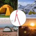 TRIWONDER Piquets de Tente en Alliage d'Aluminium 18 cm Sardines Sol Dur pour Camping Bâche Tapis Auvent Plage