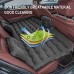 KiAKUO Matelas gonflable de voiture avec oreillers pompe à air électronique matelas gonflable pliable pour voiture voyage en plein air camping surface floquée pour voiture SUV